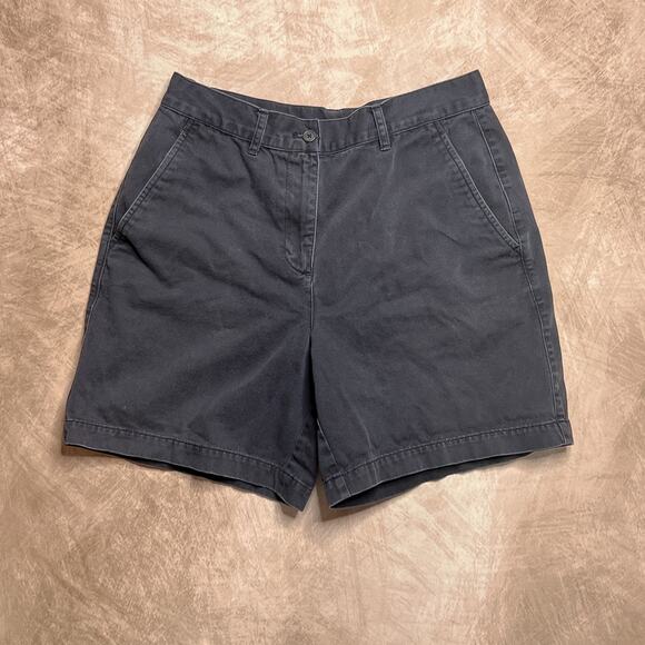 Lauren Ralph Lauren Black High Waisted Wide Leg Shorts Women's 4 Summer Preppy - Picture 6 of 6